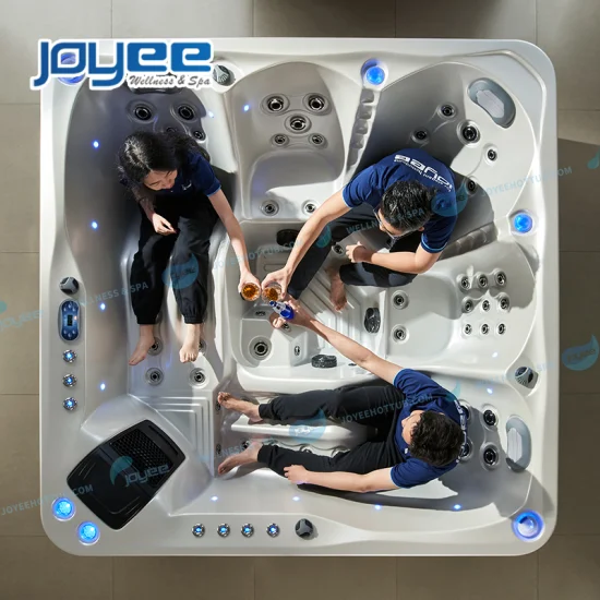 Joyee 5 People Balboa Luxury Acrylic Outdoor Whirlpool Massage SPA Hot Tub