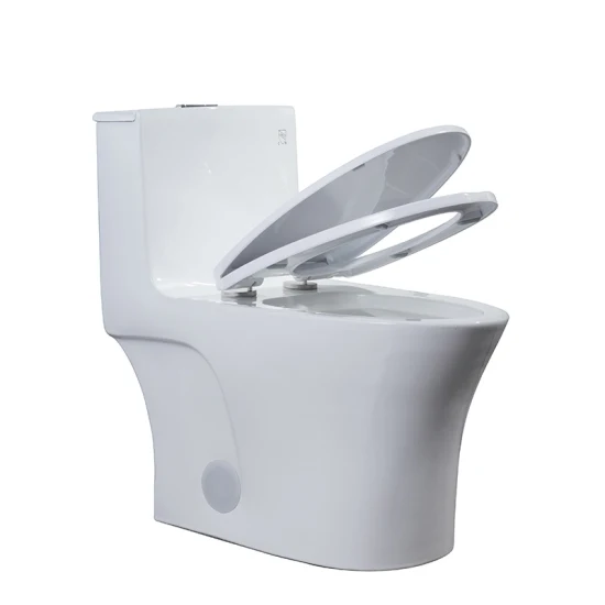 Cupc American Style Chinese Manufacturer Bathroom Wc Water Closet Sanitary Ware Ceramic Elongated Commode Siphonic Flush One Piece Toilet